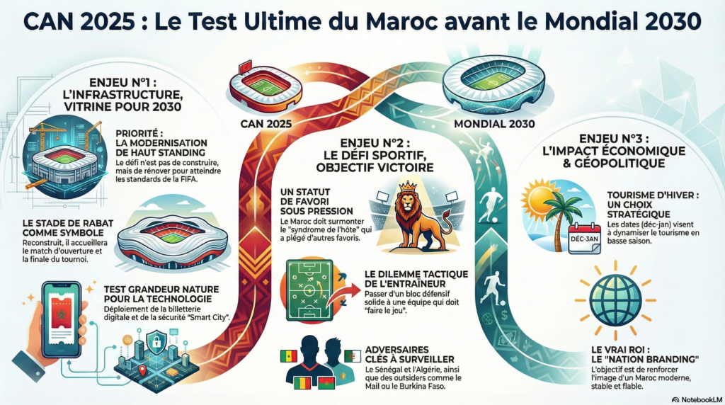 CAN 2025 au Maroc : Au-delà du Football, le Test Ultime avant le Mondial 2030