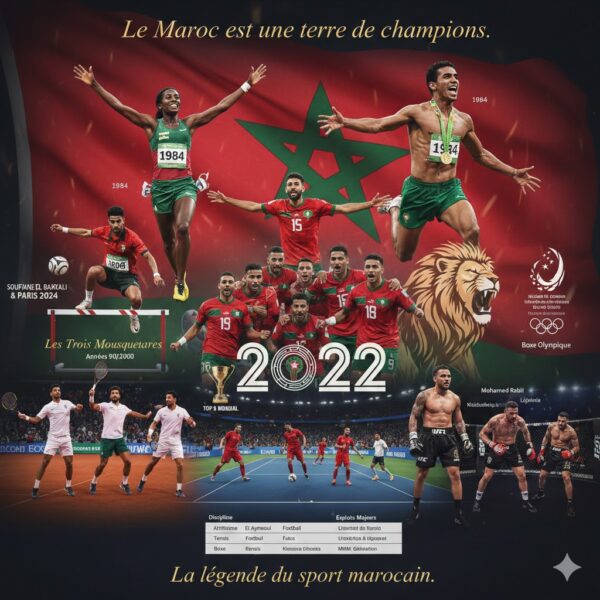 Les Grandes Épopées du Sport Marocain : Une Histoire de Gloire